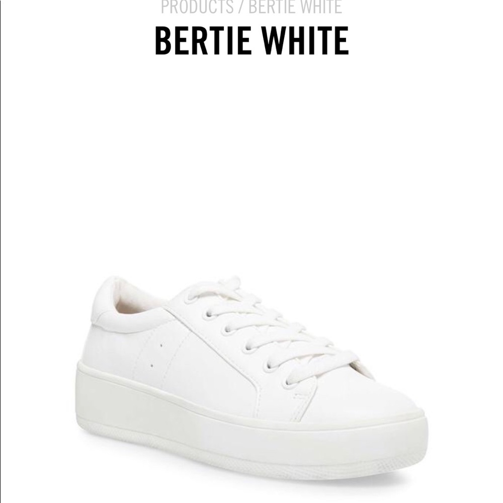 Brand new white Steve Madden platform sneakers